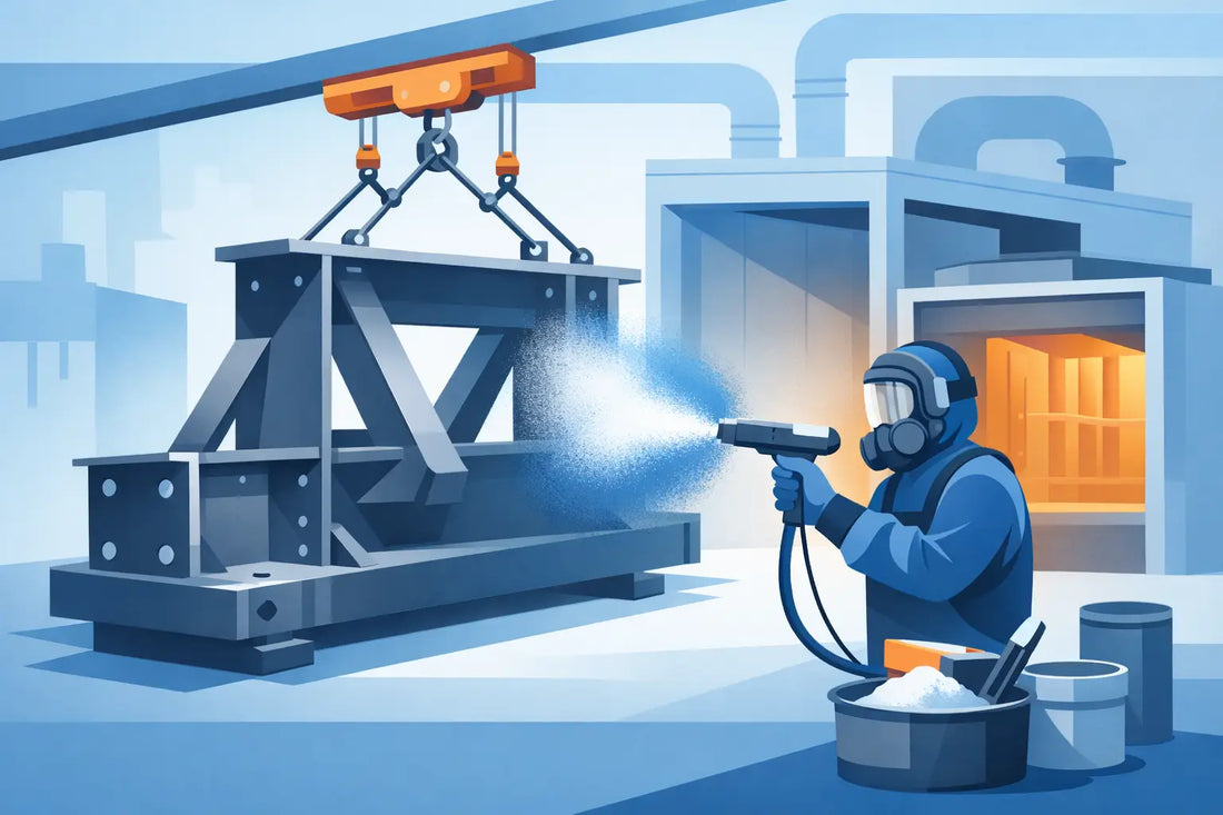 Can Large Weldments Be Powder Coated Well?