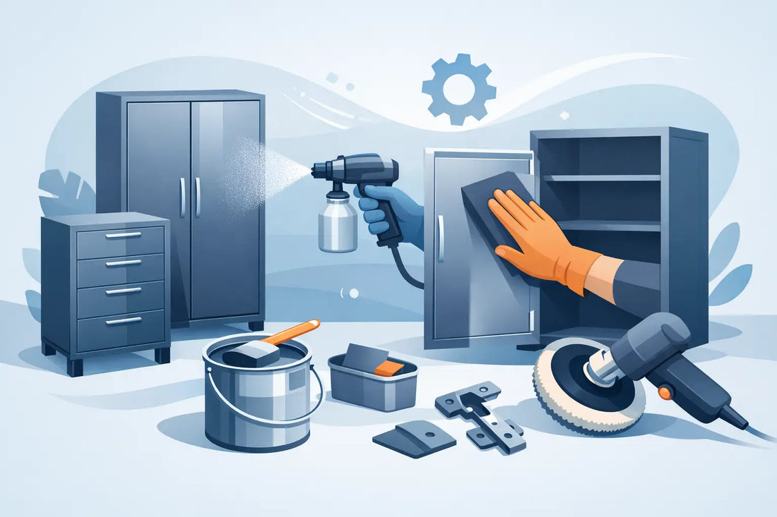 How to Finish Steel Cabinets for Lasting Service