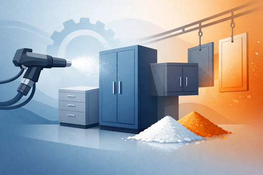 Powder Coating for Steel Cabinets That Lasts
