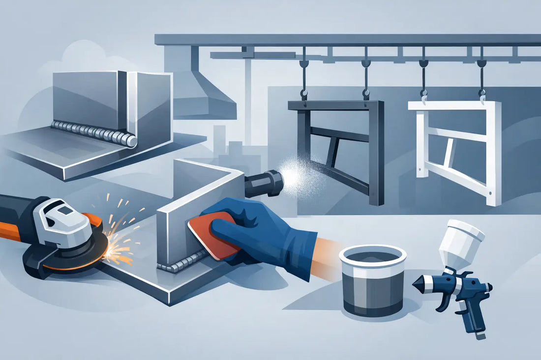 How to Prepare Welded Parts for Coating Jobs