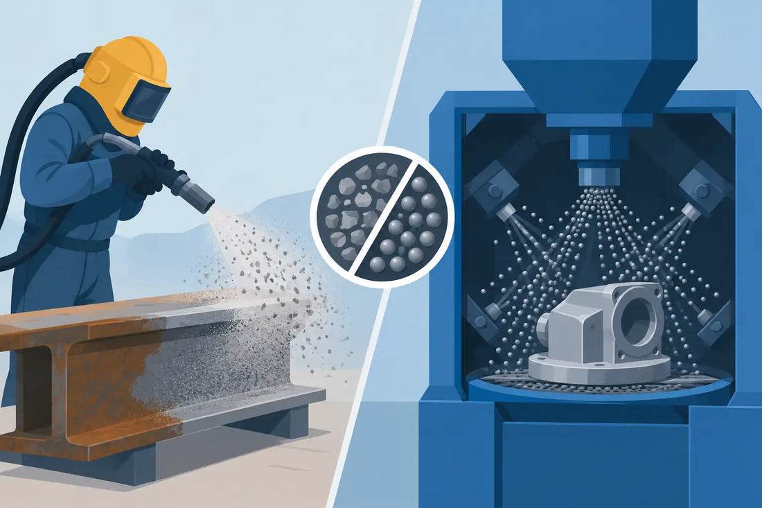 Sandblasting Versus Shot Blasting: Which Is Right?