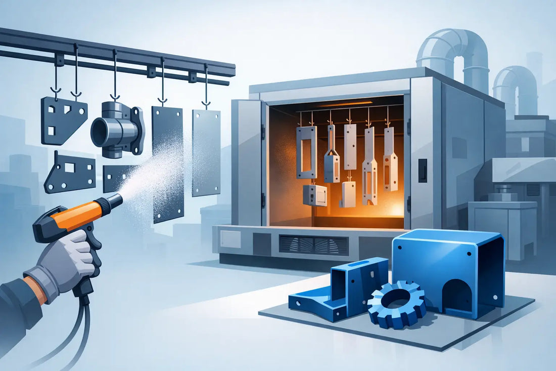 Batch Powder Coating for Metal Parts